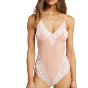 NWT Back Off Bodysuit In Copper Rose